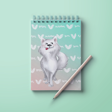 Блокнот с собачкой Лаки