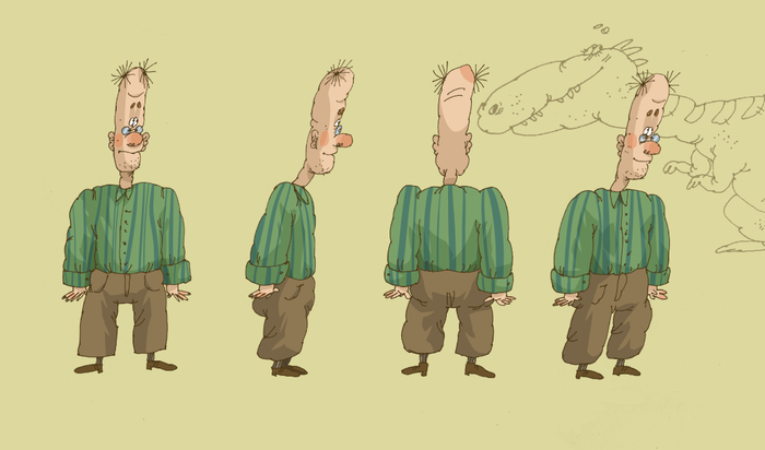 Разработка персонажа к иллюстрации