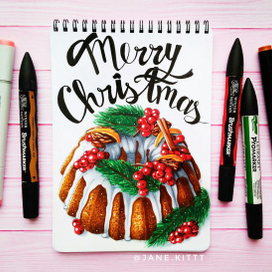 Рождественский кекс