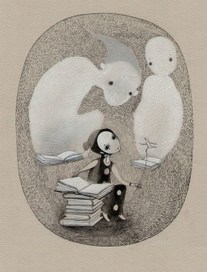 Подружилась с книжным привиденьем