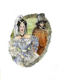 Моя иллюстрация "Бал" 