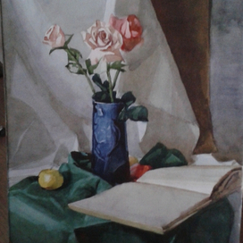 Натюрморт с розами