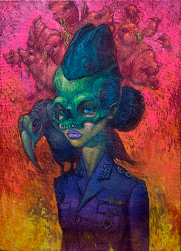 девушка в форме