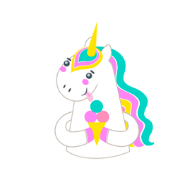 Единорог и мороженное