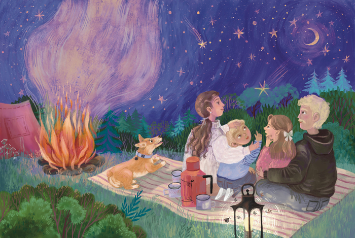 Свет в небе. Издательство Dolphin Media