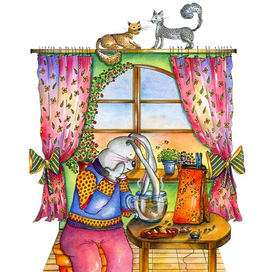 Сонное утро.