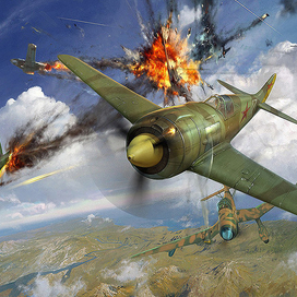 Ла5 против Ju 87