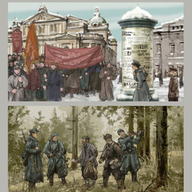 раскадровки для проекта TV