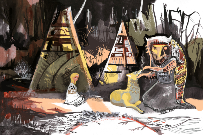 "Земля соленых скал" (шаман)