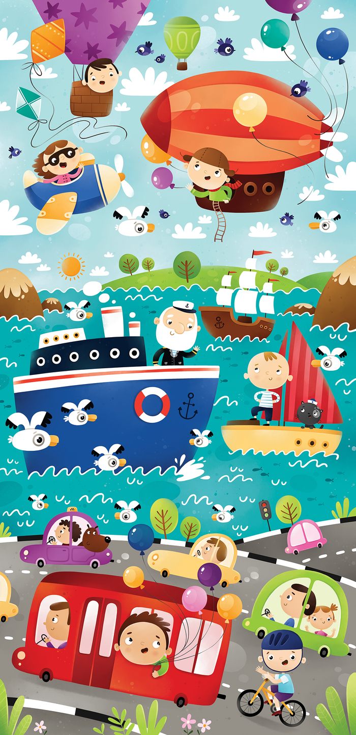 Такой разный транспорт.