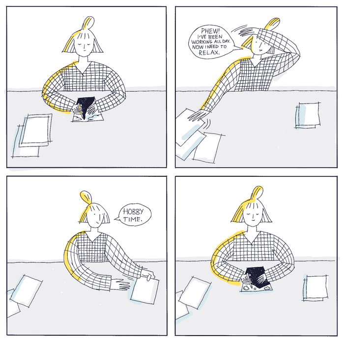 Комикс про жизнь иллюстратора