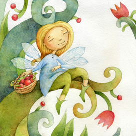 открытка "эльф"