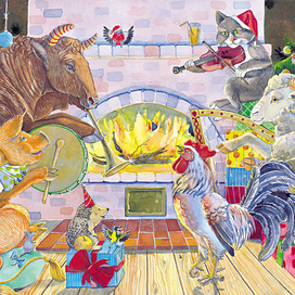 Зимовье зверей