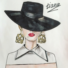Fashion illustration Tiana Verner 