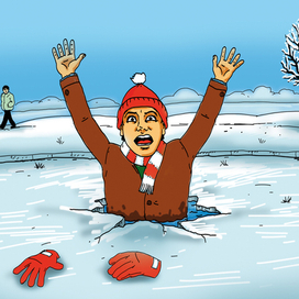 Поведение на льду