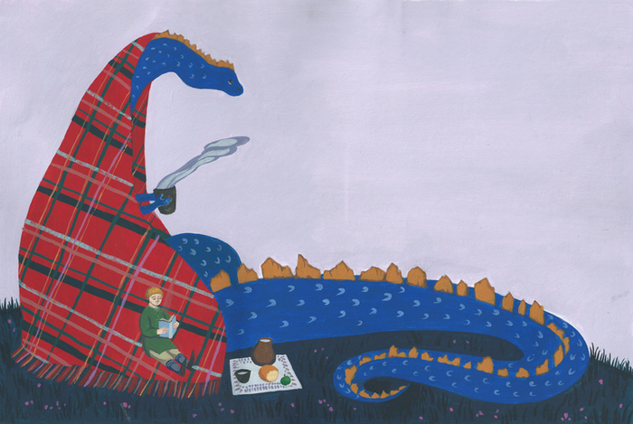 "Дракон-лежебока" К. Грэм