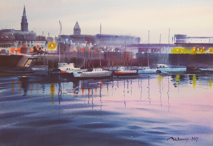 Яхтклуб в,,Dun Laoghayre Harbour,,Ирландия.