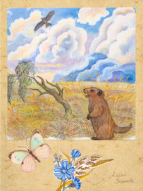 Степь казахская