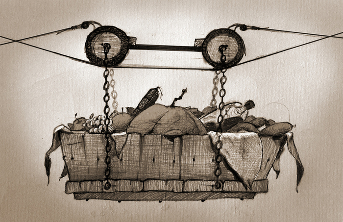 Mountains food transporter