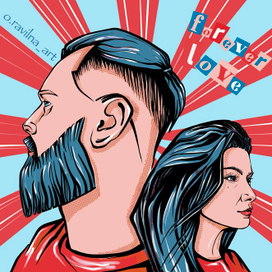 Комикс, поп-арт, портрет