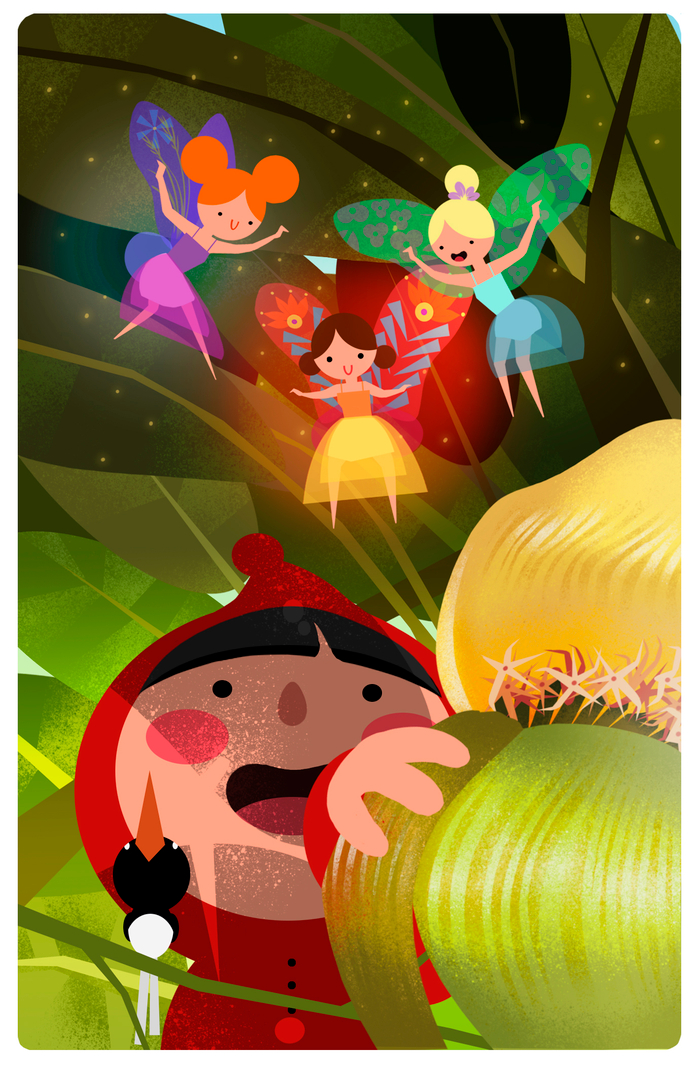 Девочка и феи