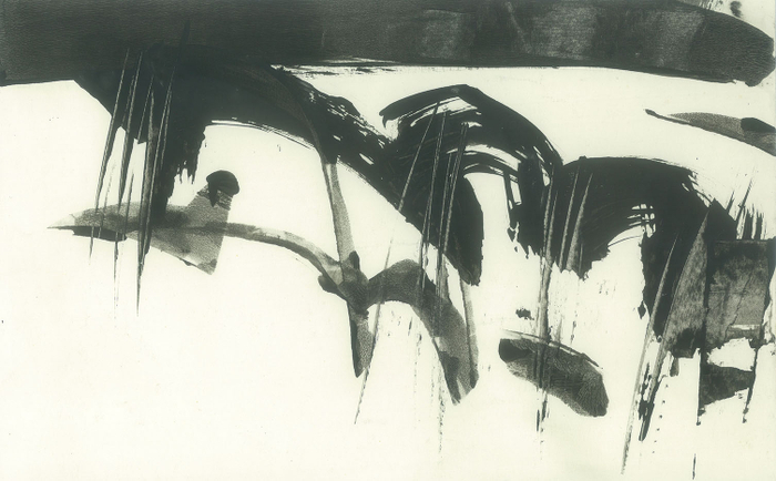 деревья и первый снег