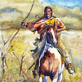 Индейский всадник