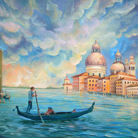 закат в Венеции