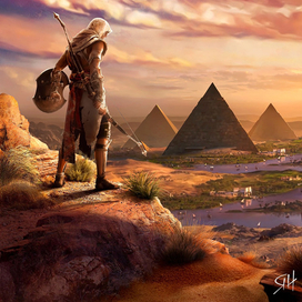 Ассасин арт Египет 