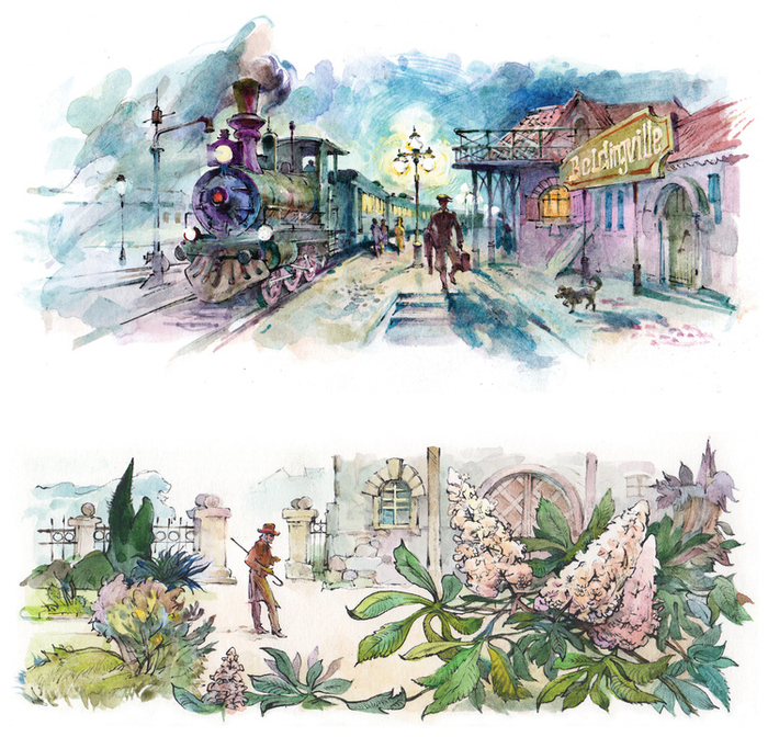 Элинор Портер "Поллианна выросла". Заставки