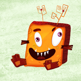 монстрик для обложки