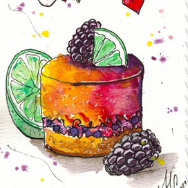 Яркий десерт