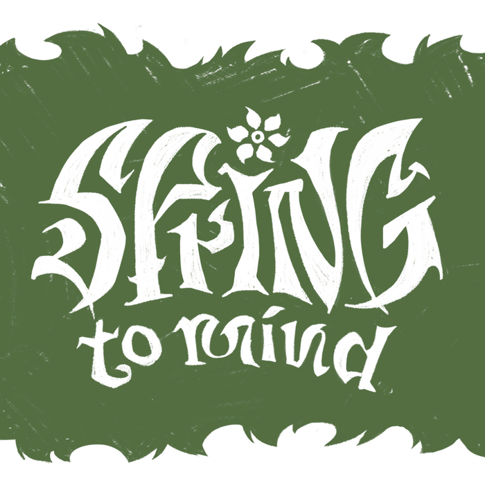 Леттеринг-открытка