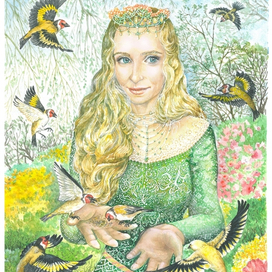 Весна златовласая