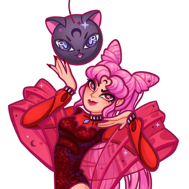 Темная леди для акриловой фигурки