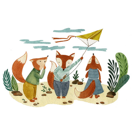 Лисья прогулка