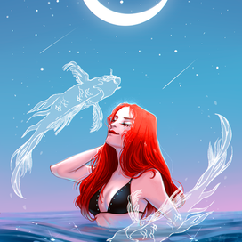 Дева под луной