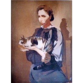 дама с котом