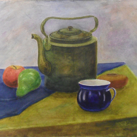 still life with kettle