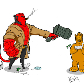 Хелбой VS Альф 