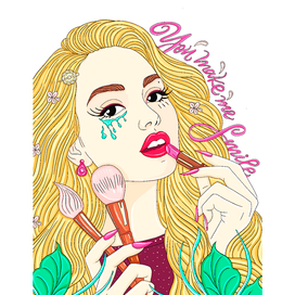  по мотивам рекламы LANCOME