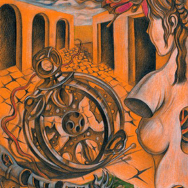 Метафизический пейзаж с платой