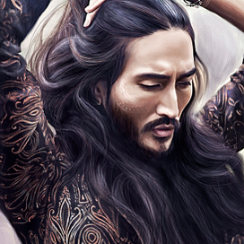 Мужской портрет. Цифровой портрет по фото