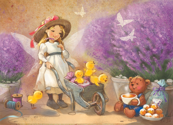 Лавандовый чай)