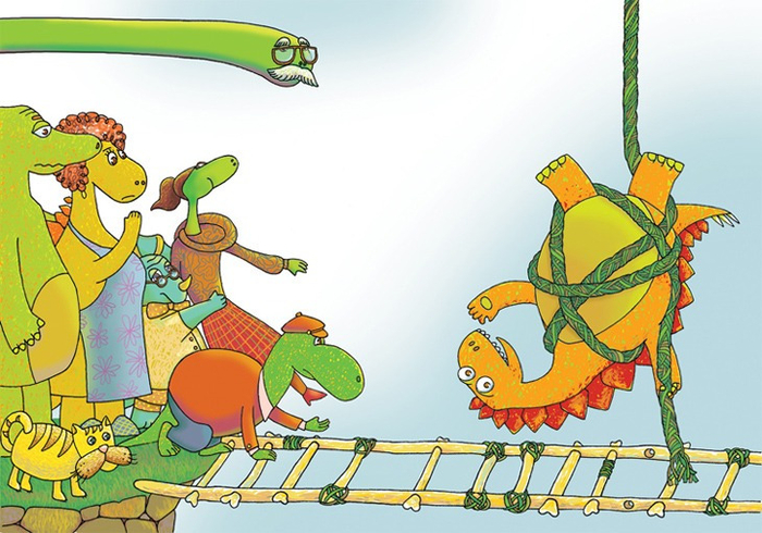 гектор на веревке