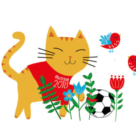 cat plays football