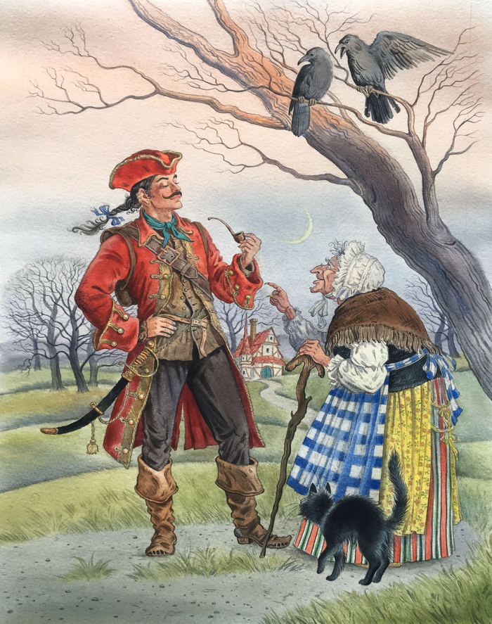 Солдат и старая ведьма