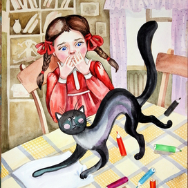 Для книги И. Рогалёвой "Разноцветные дни"