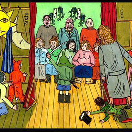 дер. Белая Колпь. Праздничный утренник в детском саду.