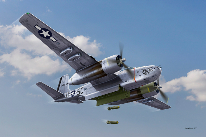 Douglas A-26B-15 (box art for ICM)